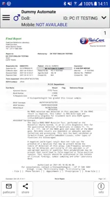 PathCare V3 android App screenshot 5
